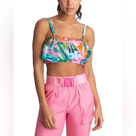 Juicy Couture Tops - Juicy Couture Print Zip Top